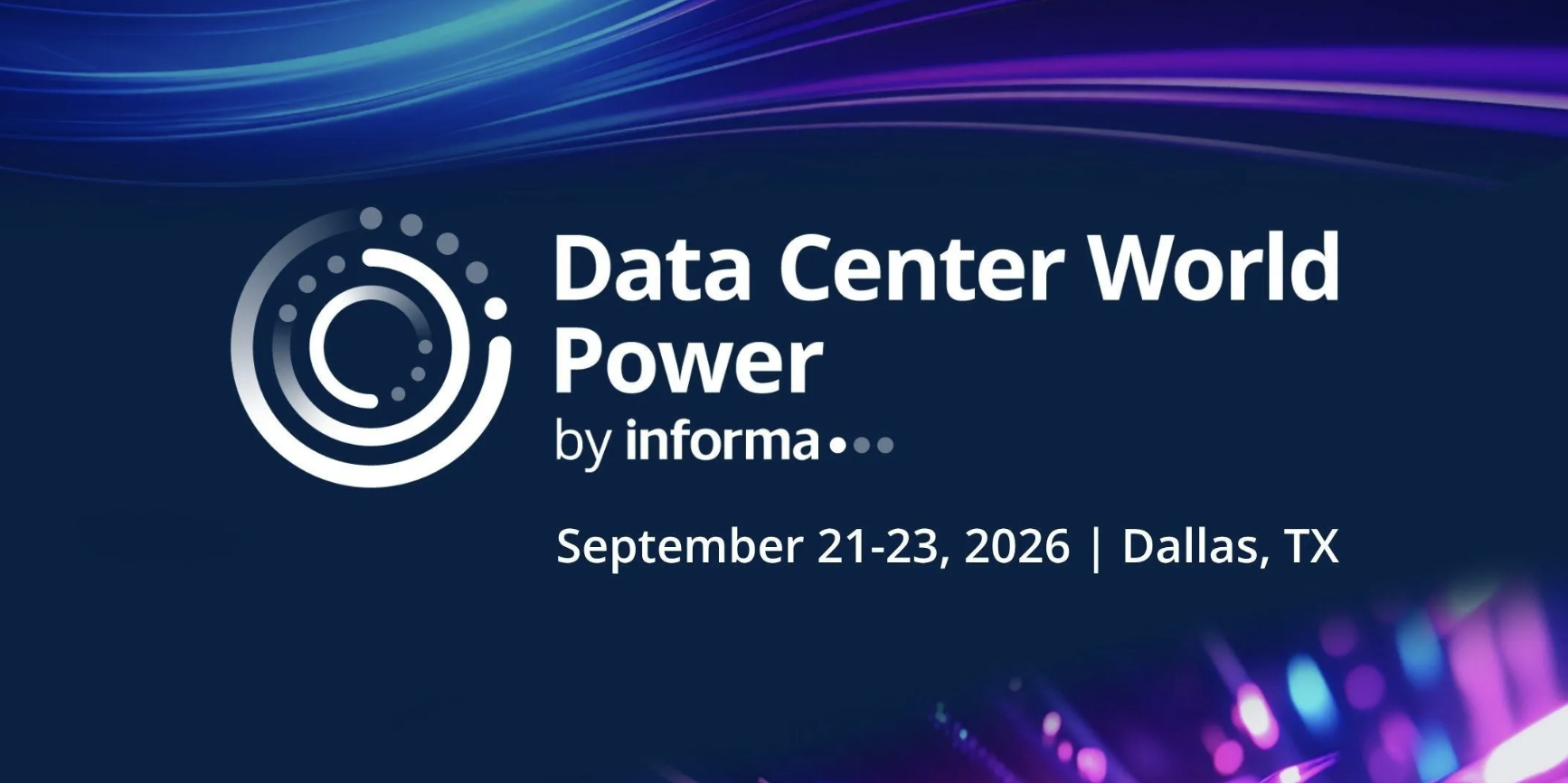 Data Center World Power by information, September 21-23, 2026, Dallas, Texas
